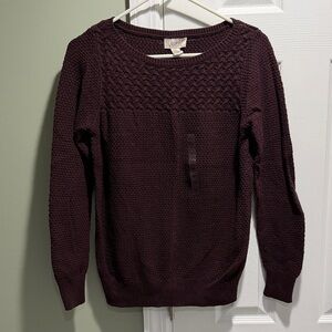 LOFT Knit Crew Neck Sweater